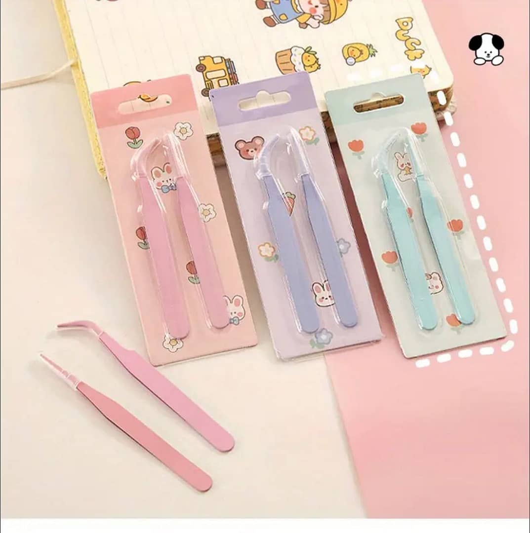 2-osaline pintsettide komplekt scrapbookingu ja DIY projektide jaoks