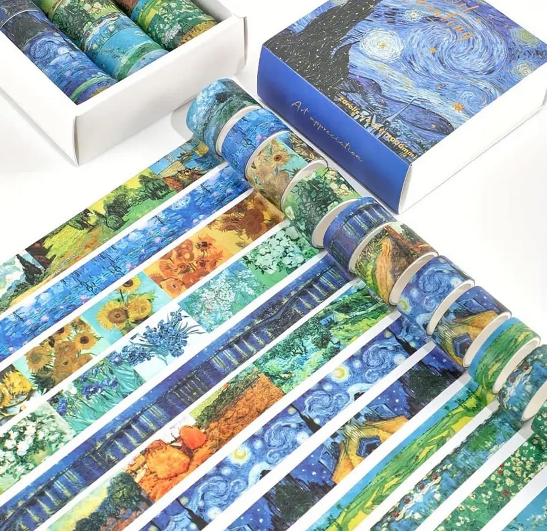Vintage “Starry Night” Washi-Tape