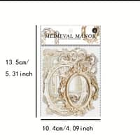 Vintage-stiilis scrapbookingu pildiraamide komplekt – 4 unikaalset stiili, kokku 10 raamiga